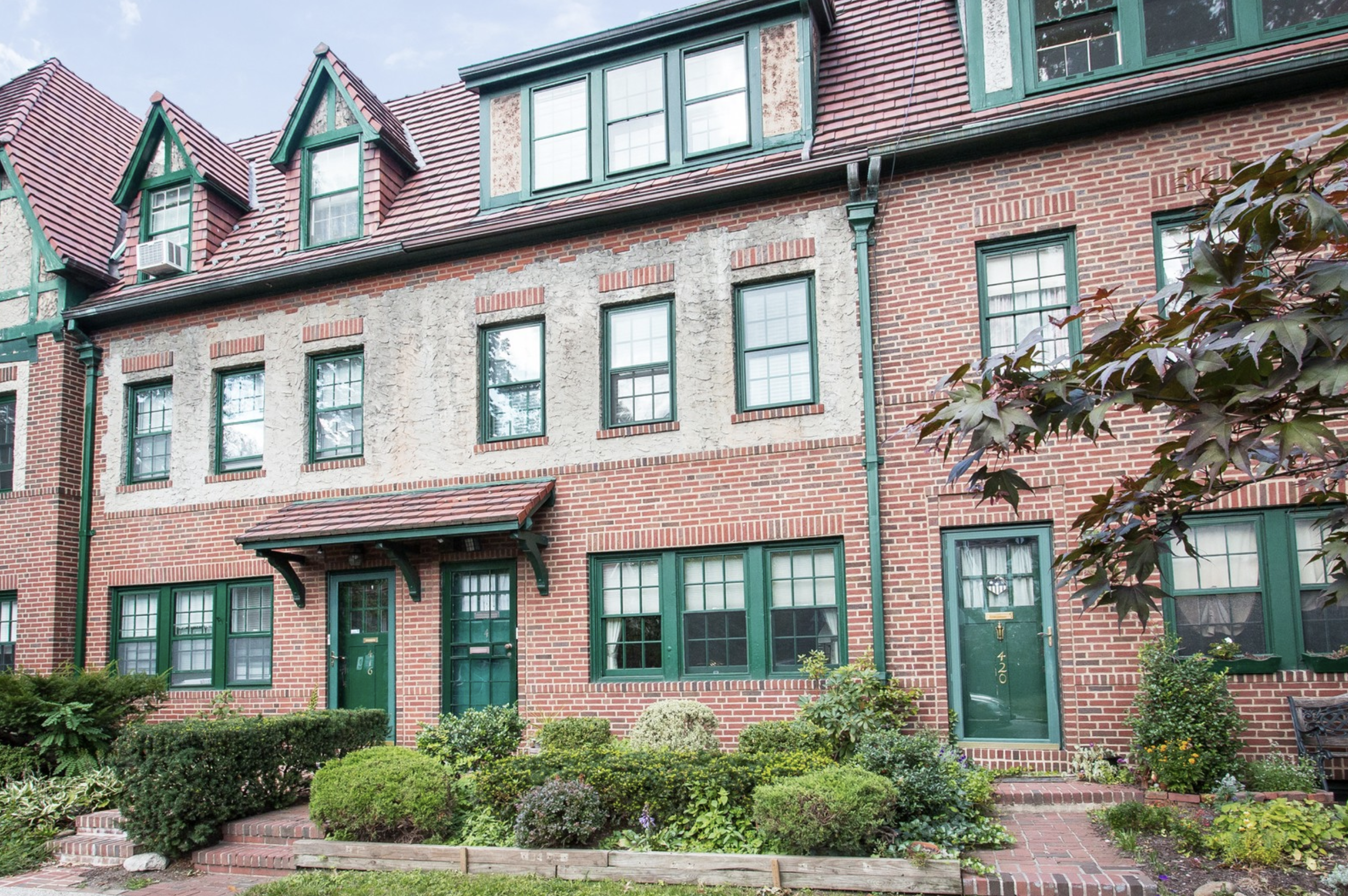 A renovated one bedroom in a Tudor townhouse in Forest Hills Gardens